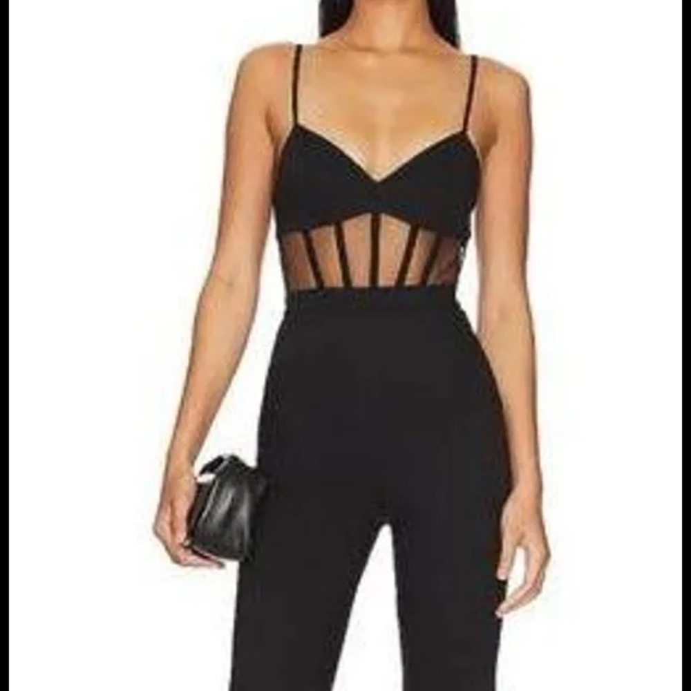 NBD Black Jumpsuit
